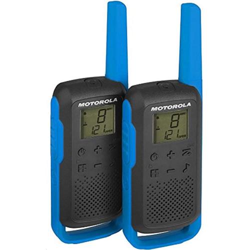 Talkie Walkie Twin Pack Motorola T62 Talkie Bleu