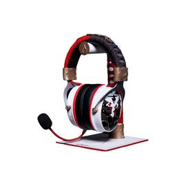 Lexip x Ubisoft Assassin's Creed Shadows - Micro-casque - circum-aural - fréquence/Bluetooth radio de 2,4 GHz - sans fil, filaire - jack 3,5mm - noir, or, rouge, blanc