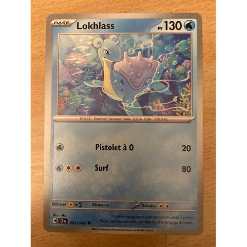 (2289) Lokhlass 31/142 Pokemon 