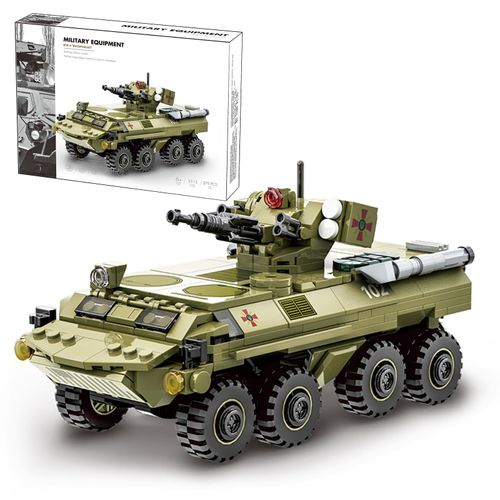 Bucephalus - Ensemble De Blocs De Construction De Véhicule Militaire - Modèle Blindé - Kit Très Détaillé - Pour Les Amateurs D'armée(Btr-4 « Bucephalus »)