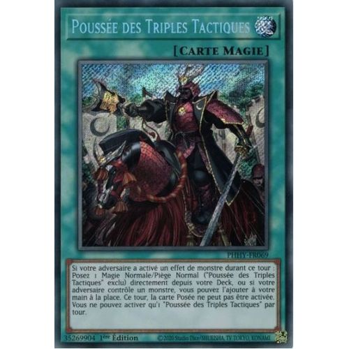 Yu Gi Oh Phhy Fr069 Poussée Des Triples Tactiques Secret Rare