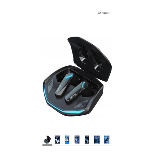 Lenovo GM2PRO TWS Earphones (Black) Principaux points forts Marque Lenovo Couleur noir Emplacement des oreilles Intra-auriculaire Facteur de forme Dans les oreilles Impédance 32 ohms Insono