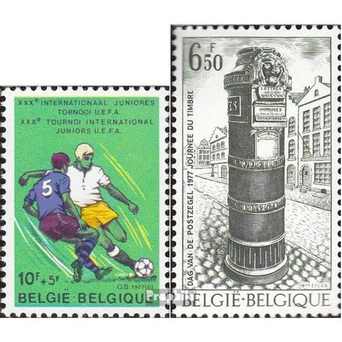 Belgique Mer.-No.: 1903,1904 (Complète Edition) Oblitéré 1977 Uefa, Philatélie