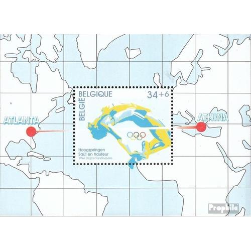Belgique Mer.-No.: Bloc 66 (Complète Edition) Oblitéré 1996 Jeux Olympiques Jeux