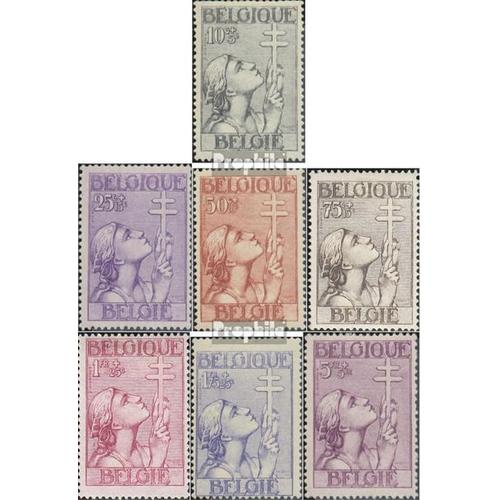 Belgique 366-372 (Complète Edition) Oblitéré 1933 La Tuberculose