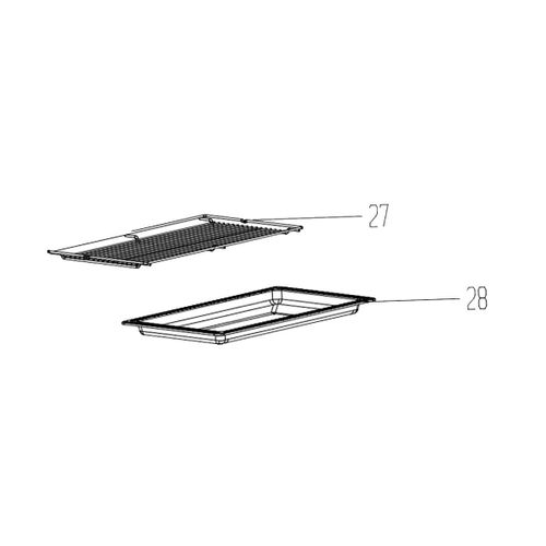 Lèche frite repère 28 - Four, cuisinière (419930001 BEKO)