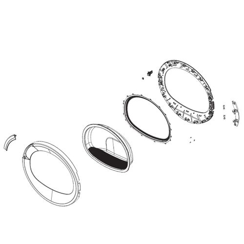 Porte complète - Sèche-linge (2985430200 BEKO)