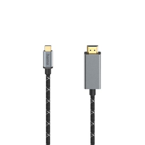 Câble vidéo, fiche USB-C - fiche HDMI, Ultra-HD 8K@60Hz, alu, 1,50 m