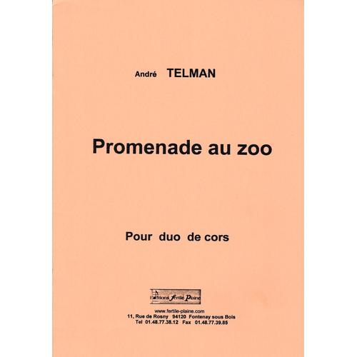 André Telman, Promenade Au Zoo - Pour Duo De Cors