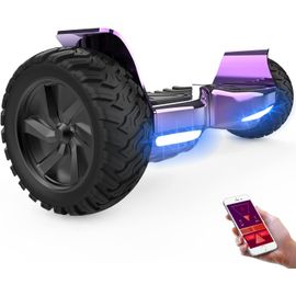 Evercross Hoverboard Overboard Gyropode Tout Terrain 8.5", Self-Balancing Scooter Hummer Suv, 700w Violet