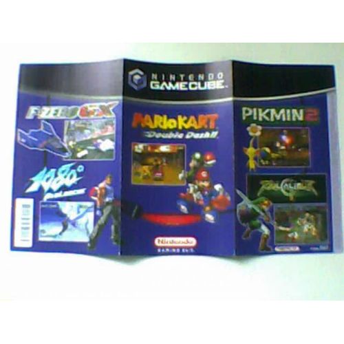 Poster Publicitaire Nintendo Gamecube (Mario Kart, Pikmin, Soulcalibur...)