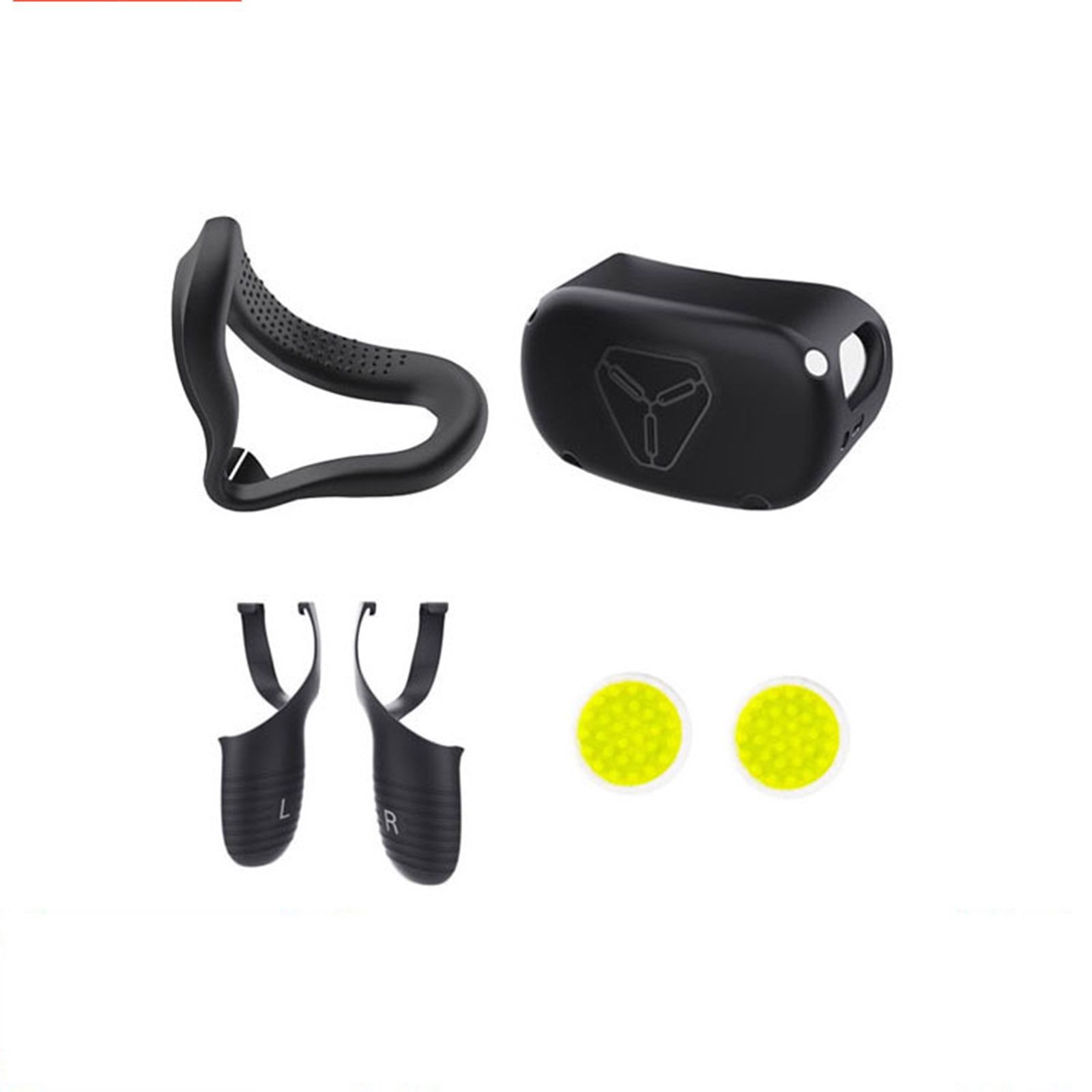 5 En 1 Kit De Housses De Protection En Silicone Pour Vr Casque Housse Anti-Chute Accessoires Vr Pour Oculus Quest 2