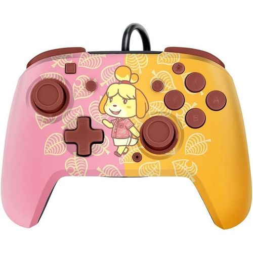 Manette Filaire Faceplates Pdp Animal Crossing Isabelle Pour Nintendo Switch