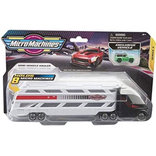 Camion De Transport Micro Machines + Véhicule Exclusif - Hasbro