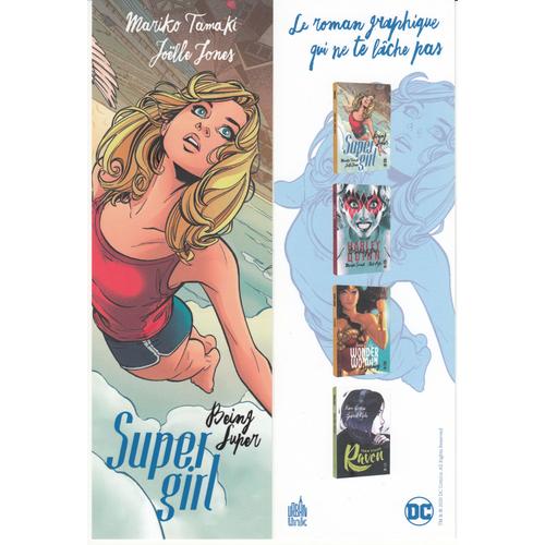 Marque Page " Supergirl " De Mariko Tamaki Et Joëlle Jones, Dc Comics.