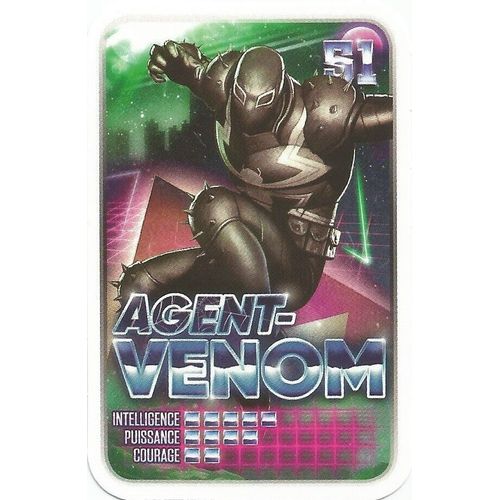 Carte Leclerc Marvel Révèle Ton Pouvoir Agent Venom 51