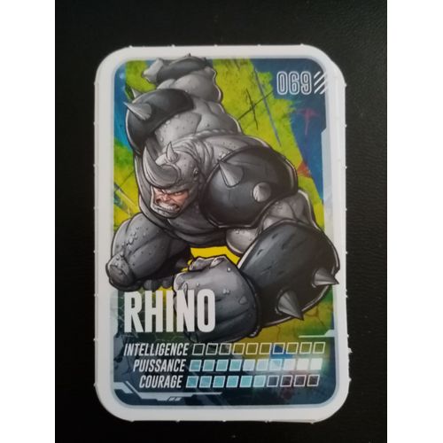 Carte Marvel Rhino N°069 Leclerc 2022