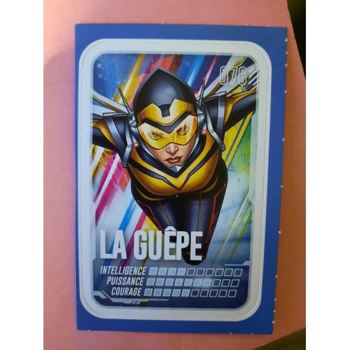 Carte Marvel La Guepe N°076 Leclerc 2022