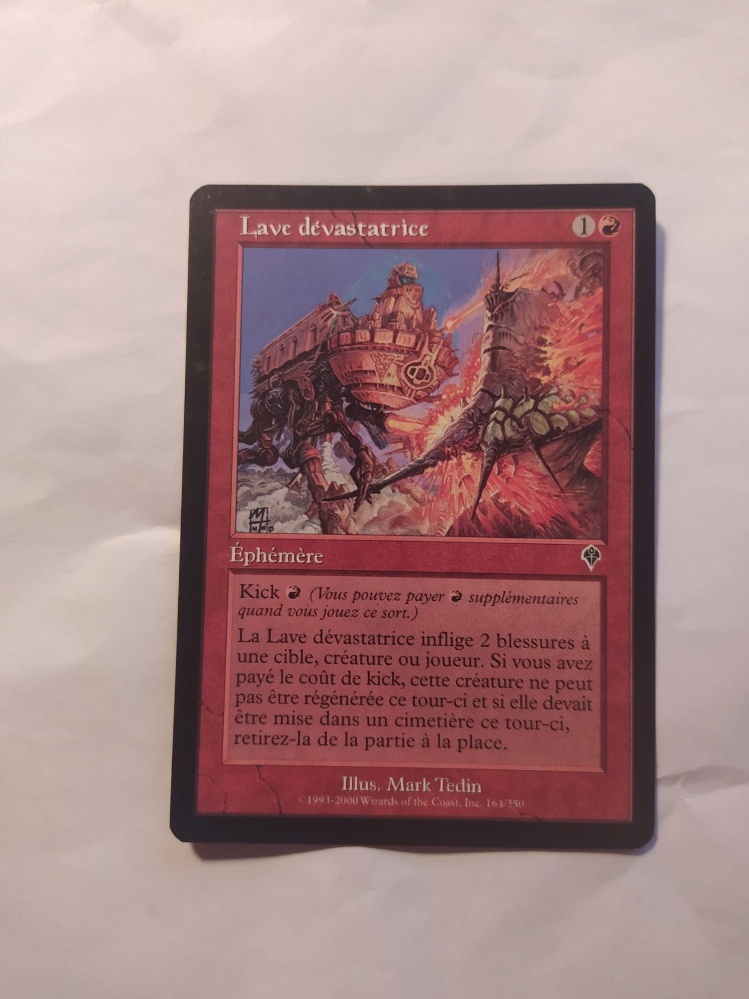 Scorching Lava // Lave Dévastatrice (Invasion)