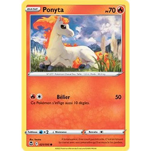 Ponyta - 021/195 - Tempête Argentée