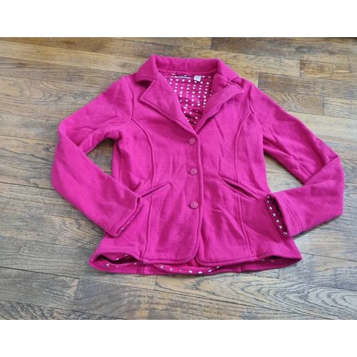 Veste Épaisse Rose Fushia Okaidi Taille 12 Ans
