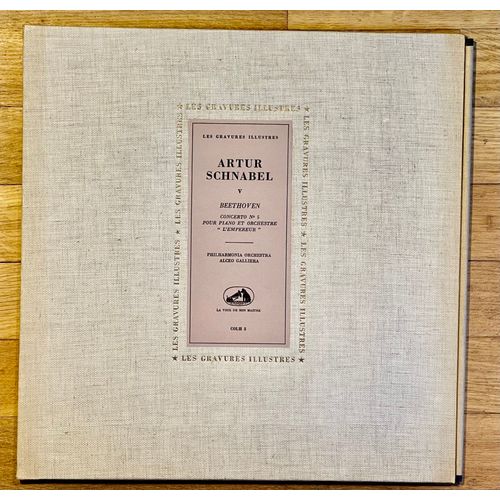 Artur Schnabel-Beethoven-Concerto N°5 Pour Piano Et "L'empereur"(Voir Détailsplus Bas)