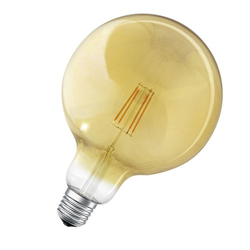 Ledvance Lampe Led Intelligente Avec Technologie Zigbee, E27-Base, Verre Doré ,Blanc Chaud (2400k), 680 Lumen, Remplacement De La Traditionnelle 52w-Ampoules 1-Pack
