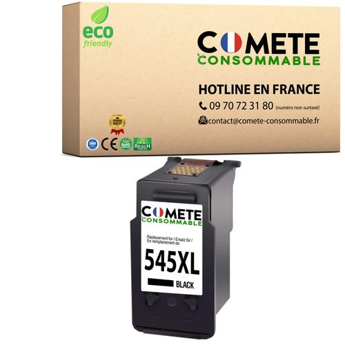 COMETE - 545XL - 1 Cartouche d'encre Compatibles avec Canon PG-545 XL -  Cartouches Noir 545 XL (1 Noir)