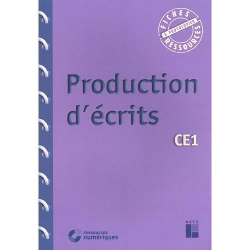 Production D'écrits Ce1