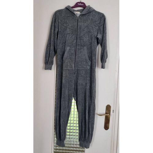 Pyjama 1 Pièce Combinaison Gris H&m Taille 9/10ans Mixte