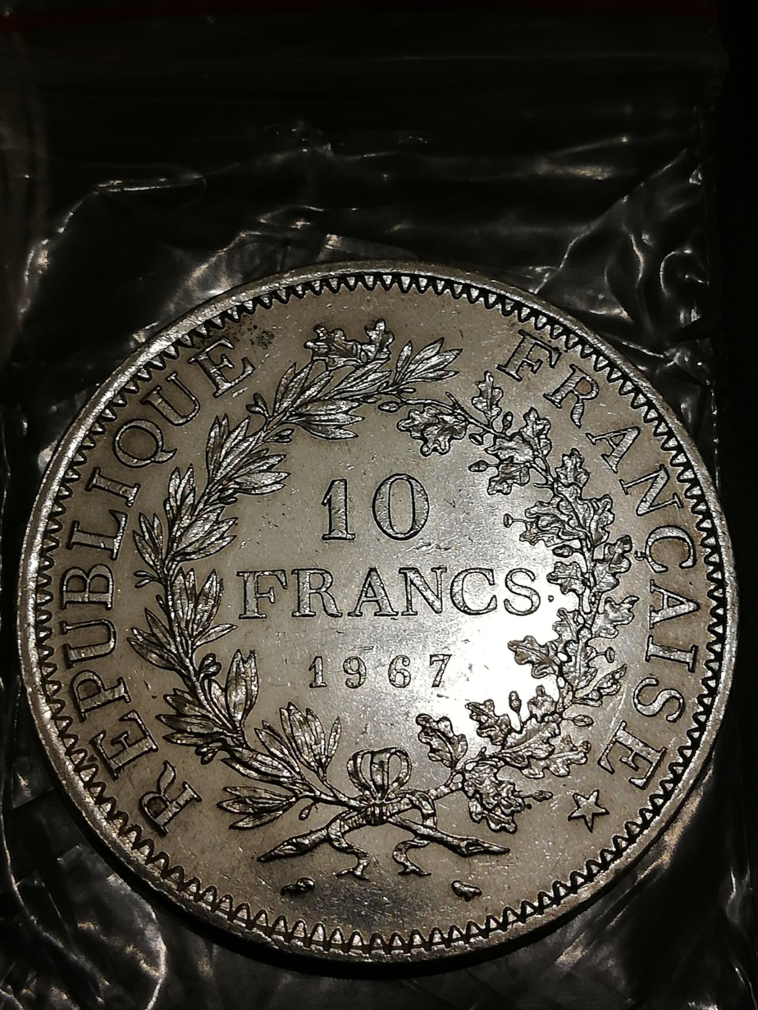 10 Francs Hercule 1967