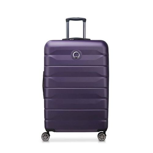 DELSEY PARIS - AIR ARMOUR - Valise grande taille rigide extensible - 77x51x33 cm - 112 litres - XL - Violet foncé