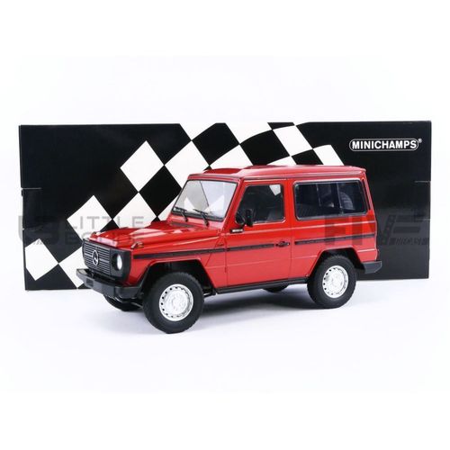 Minichamps 1 18 1980 Mercedes G-Model Short W460 Rouge Voiture Miniature De Collection 155038002 Red