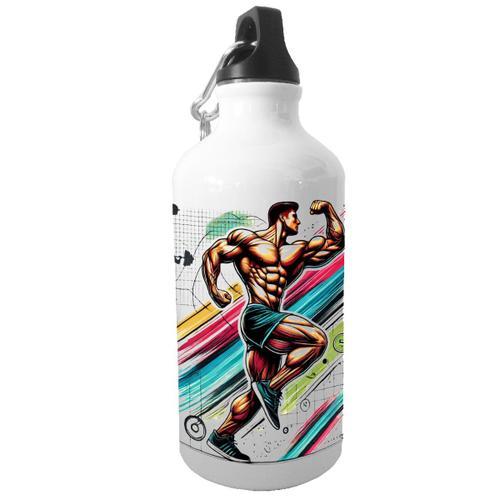 Gourde Sport Culturisme En Aluminium 500 Ml