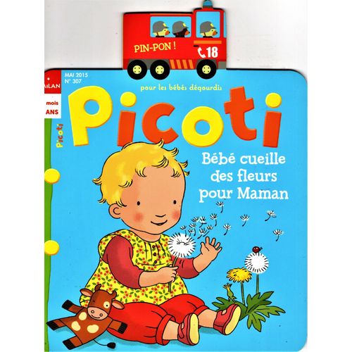 Picoti 307 Bebe Cueille Des Fleurs Pour Maman