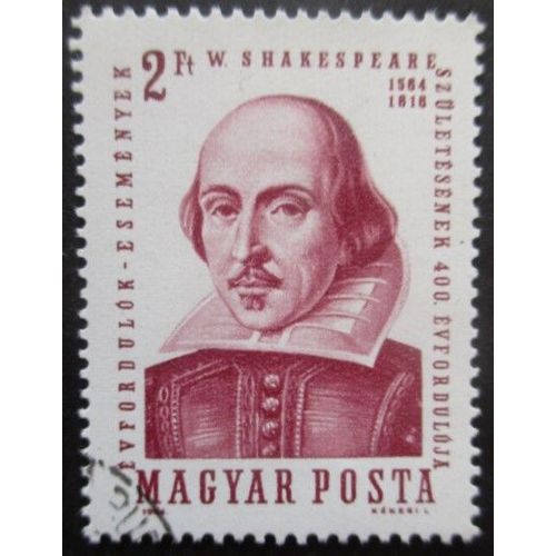 Hongrie N°1646 William Shakespeare Oblitéré