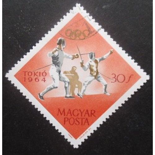 Hongrie N°1649 Jeux Olympiques De Tokyo 1964 Oblitéré
