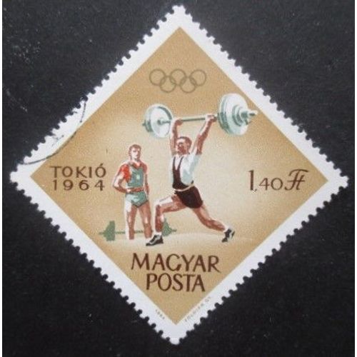 Hongrie N°1654 Jeux Olympiques De Tokyo 1964 Oblitéré