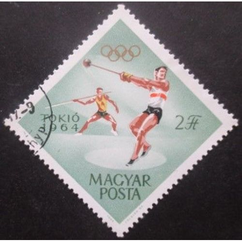 Hongrie N°1656 Jeux Olympiques De Tokyo 1964 Oblitéré