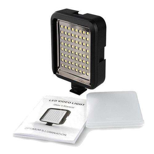 LED Video Lumiere Photographie SLR Camera Fill Light Flash 64 Lampe Perles Hot Shoe Holder pour Caméscope