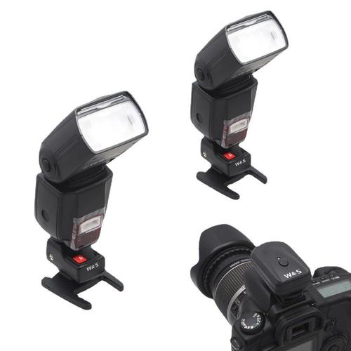 Vitesse de synchronisation du déclencheur Flash sans fil avec émetteur récepteur pour Canon pour Nikon pour appareil photo reflex numérique Pentax 4 canaux