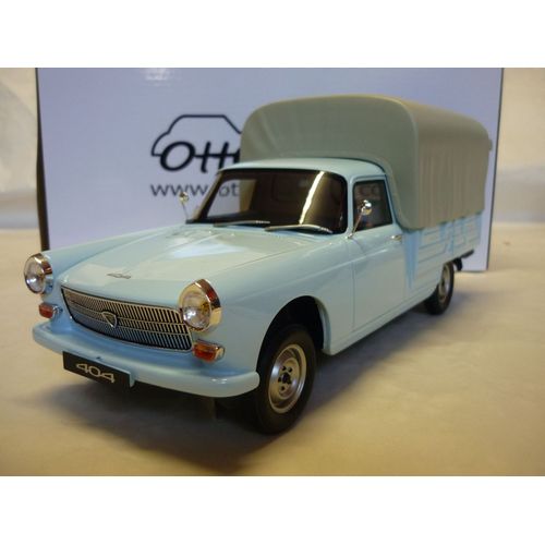Miniature Neuve Peugeot 404 Pick-Up Bache No 203 1/18 Otto Ottomobile Ottomodels