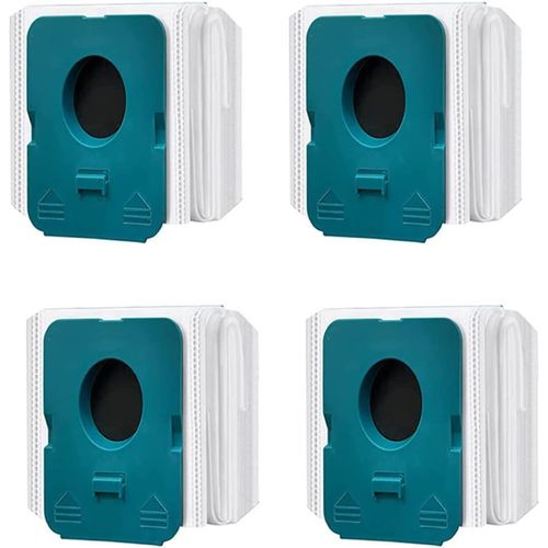 Lot de 4 Moupaa Clean Station sacs à poussière de rechange pour aspirateur sans fil Samsung Bespoke Jet VCA-ADB95