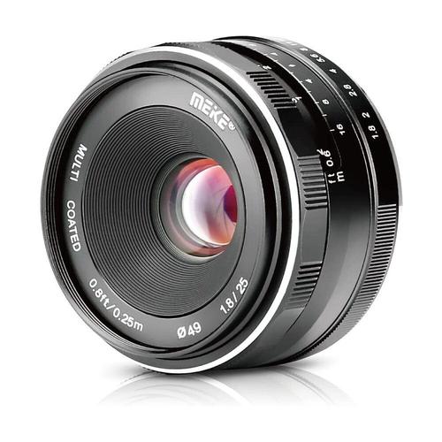 Objectif manuel grand Angle 25mm F1.8 Micro objectif APS-C pour Nikon Z N1 pour Fuji X pour Olympus M43 pour appareil photo Sony E Mount, Olympus M43