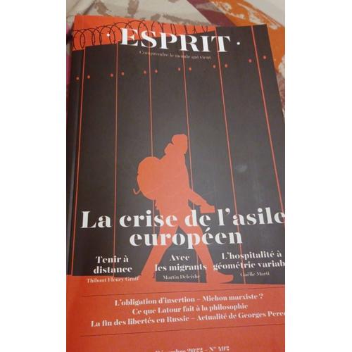 Revue Esprit Numéro 492 Décembre 2022