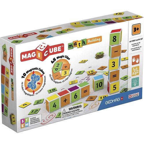 Geomag Magicube Apprendre À Compter 10 Cubes + 45 Clips