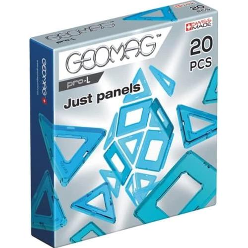 Geomag Pro-L Pocket Panels Jeu À Aimant Néodyme 20 Pièce(S) Bleu, Argent