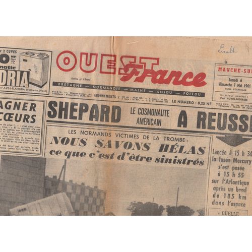 Ouest France Du 7 Mai 1961