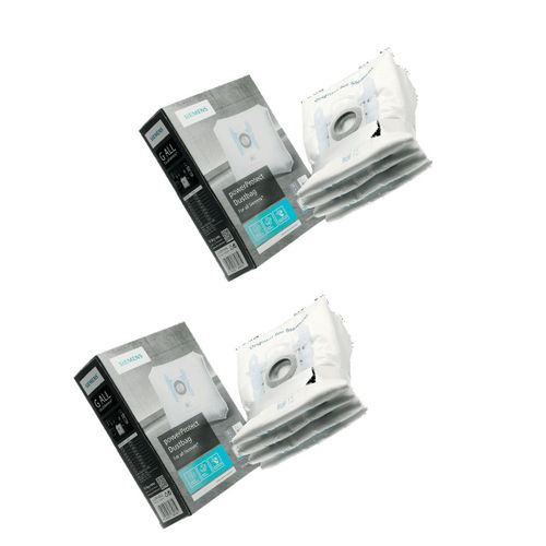 Lots de 2 boîtes de 4 sacs d'origine Aspirateur (17003049 SIEMENS CONSTRUCTA)