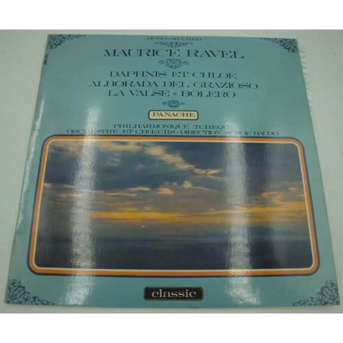 Serge Baudo/Philharmonique Tcheque - Daphnis Et Chloe/Alborada Des Grazioso - Ravel Lp Classic